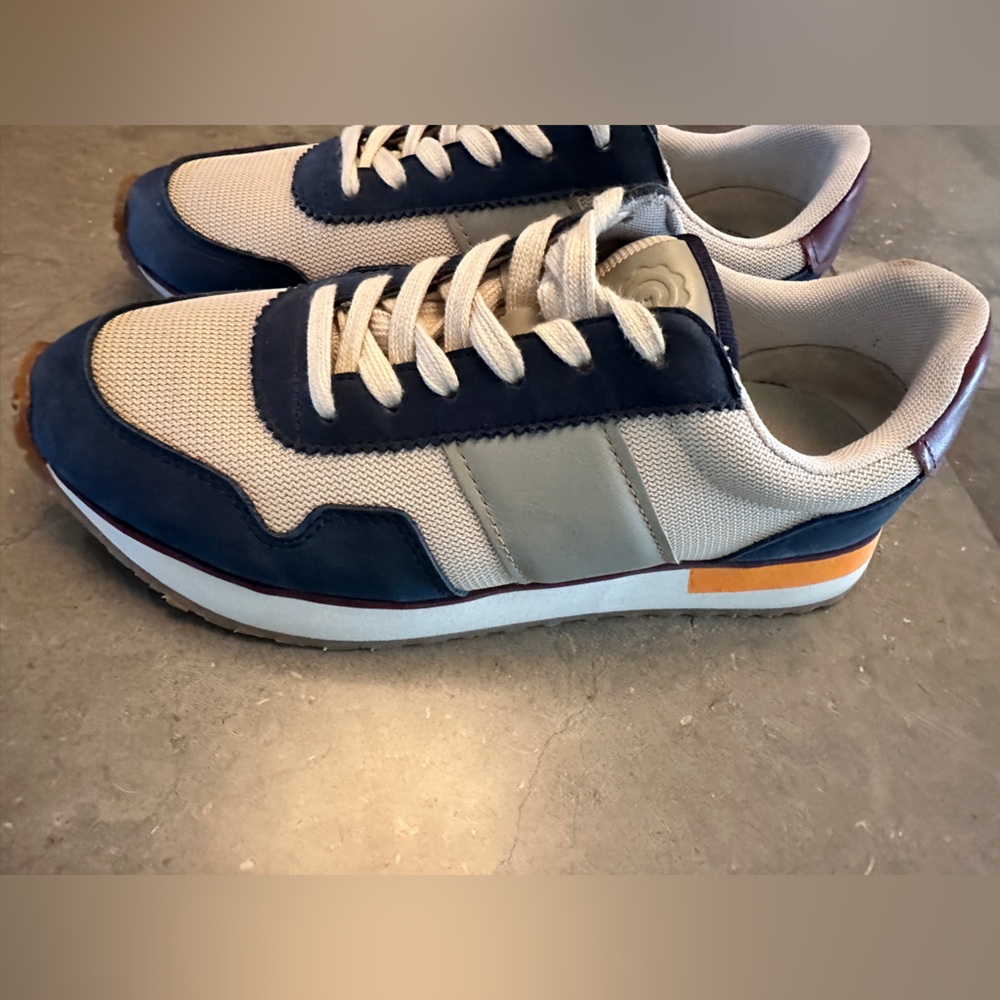 Greats Brooklyn McCarren Retro Beige and Color Sneakers, Men’s Size 8